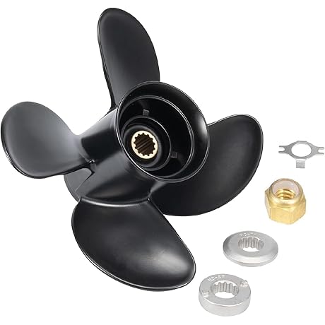 48-8M8026635 Propeller for Mercury Spitfire 10.1 x 14 Pitch Aluminum RH with Hub Kit