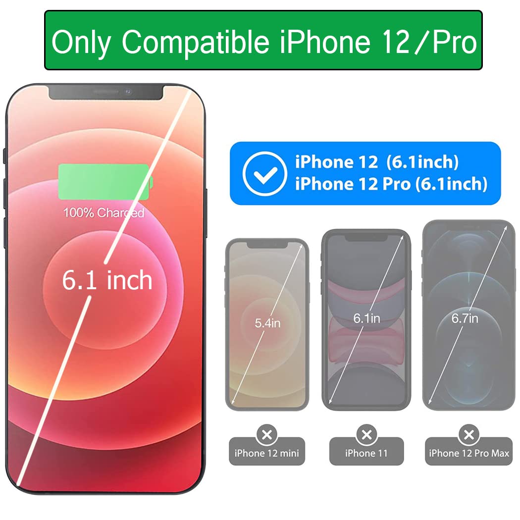 Iphone 12 Charging Case Apple Battery Case For IPhone 12/12 Pro, 10000mAh  Portable Protective Charging Case With Wireless Charging Compatible With  IPhone 12/12 Pro (6.1 Inch) Battery Pack Charger Case With Carplay (, image size:1050x1050