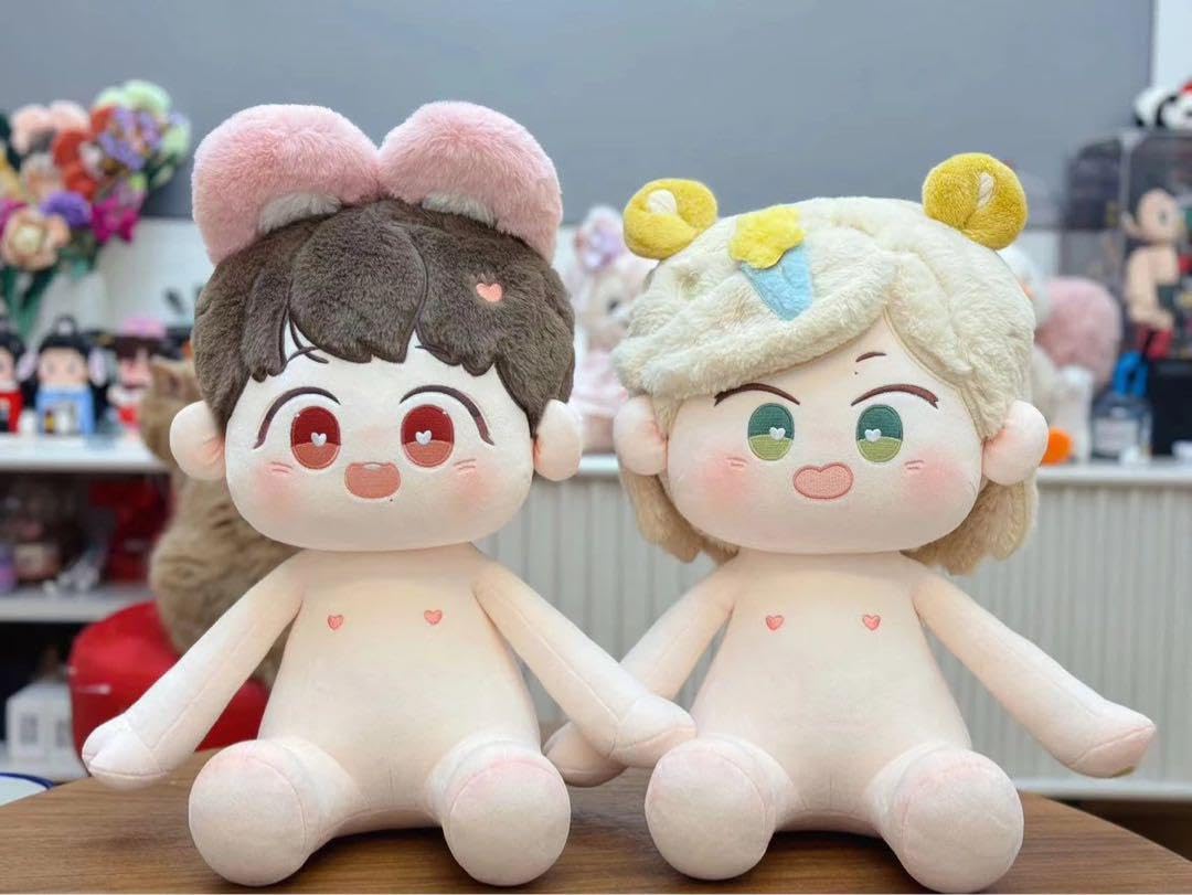 博君一肖ぬいぐるみ40cm 40cm 王一博 肖戦 ぬいぐるみ 本体 巨蕉 巨兔 陳情令 博君一肖