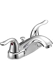 【MINTON*】 Amazon.com: EZ-FLO Two-Handle Low-Arc Bathroom Faucet, Chrome