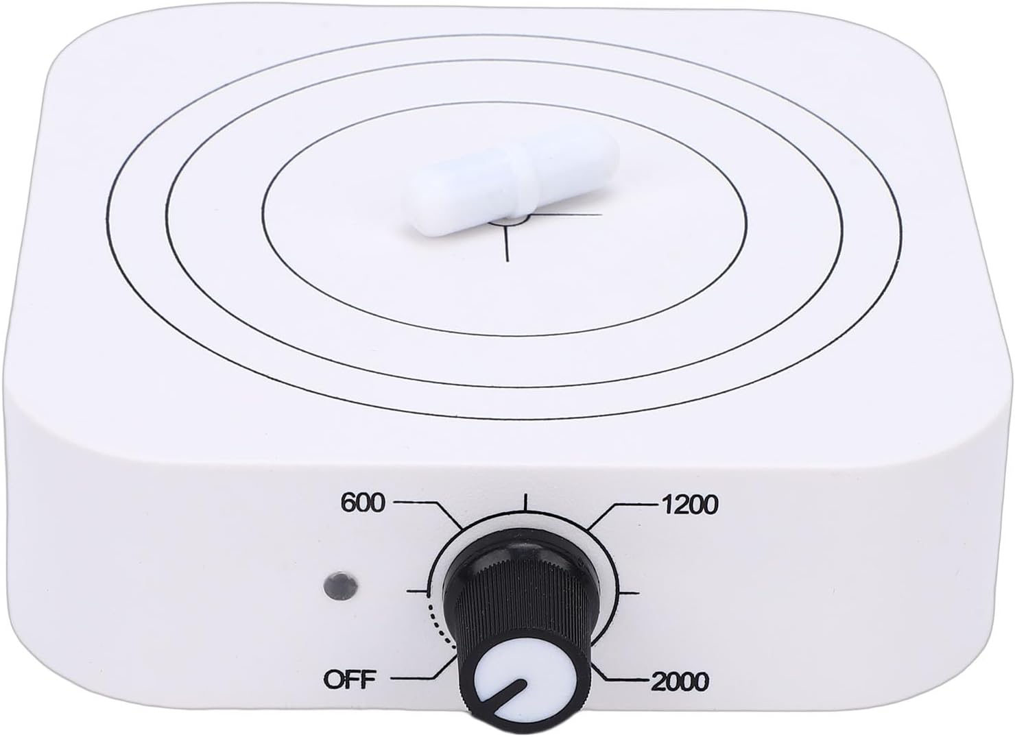 Compact Mini Magnet Stirrer, 1L Maximum Stirring Capacity, Smart Stir Plate with Stir Bar Egg for Homebrew, Ideal for Laboratories with Limited Space