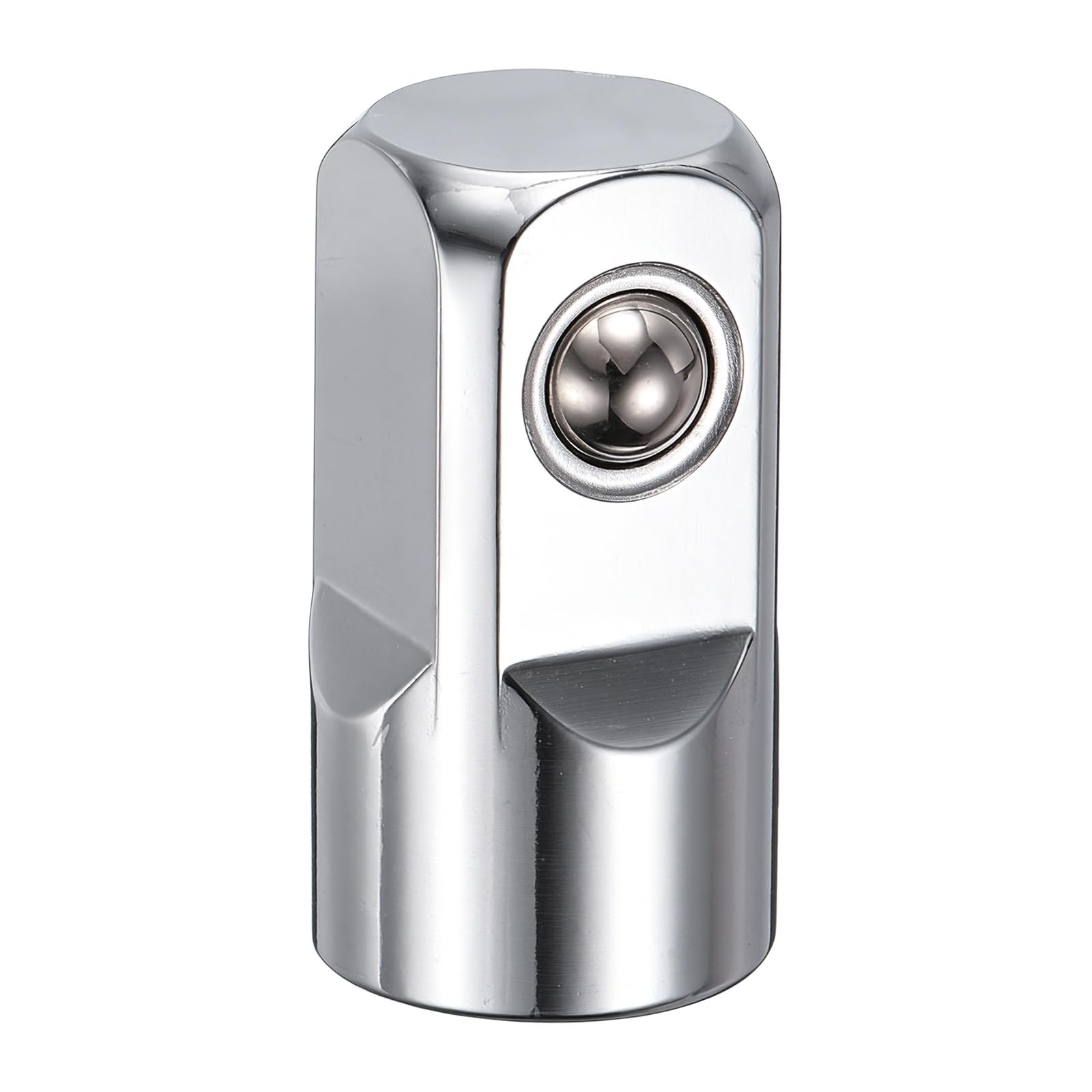 sourcing map Impact Socket Adapter 1/4" Female to 1/2" Male Silver