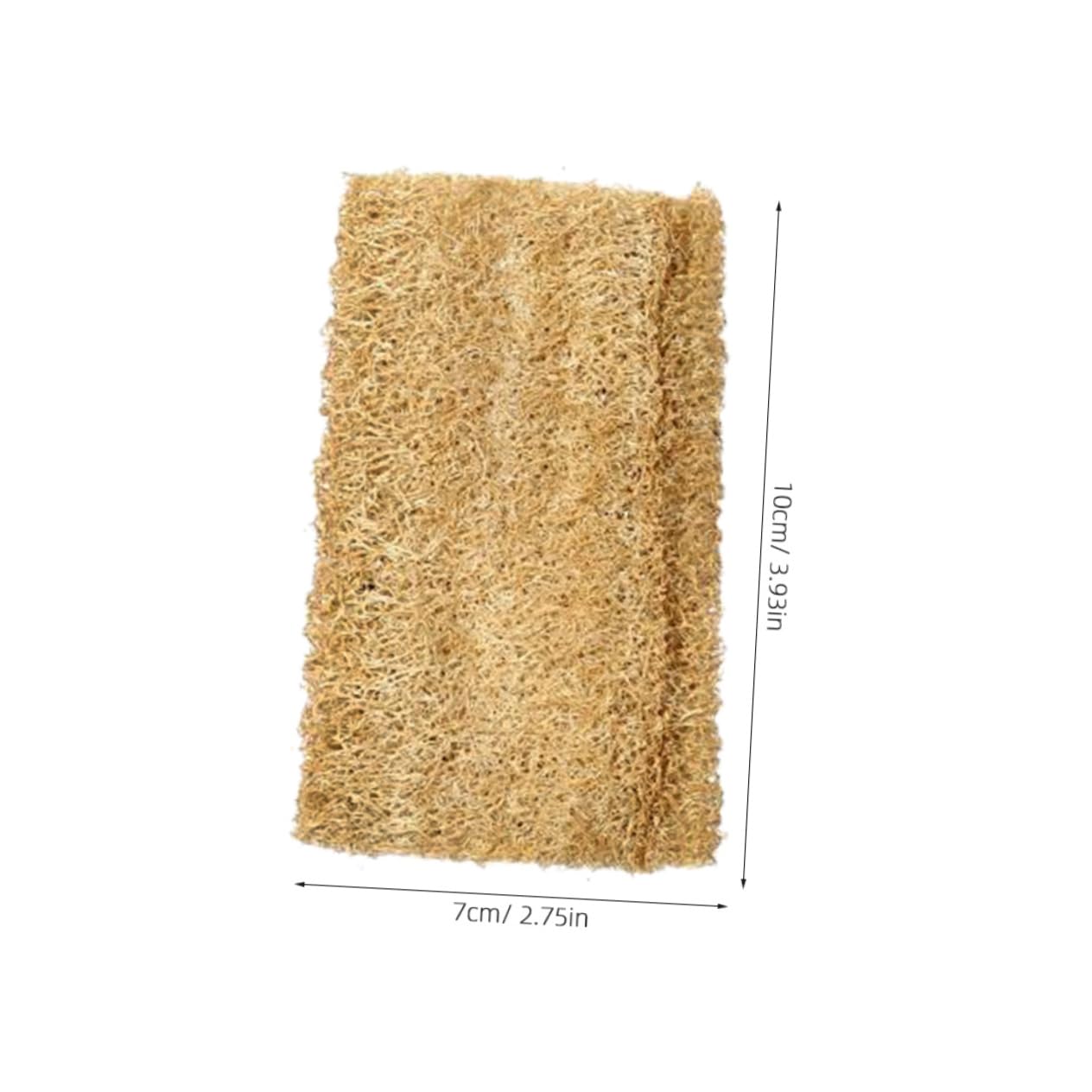 Cabilock 3pcs Natural Loofah Sponge for Kitchen Cleaning Soft Scrubber Pads for Dishwashing Multipurpose Loofah Scrubbers for Household Use Lightweight Easy to Store