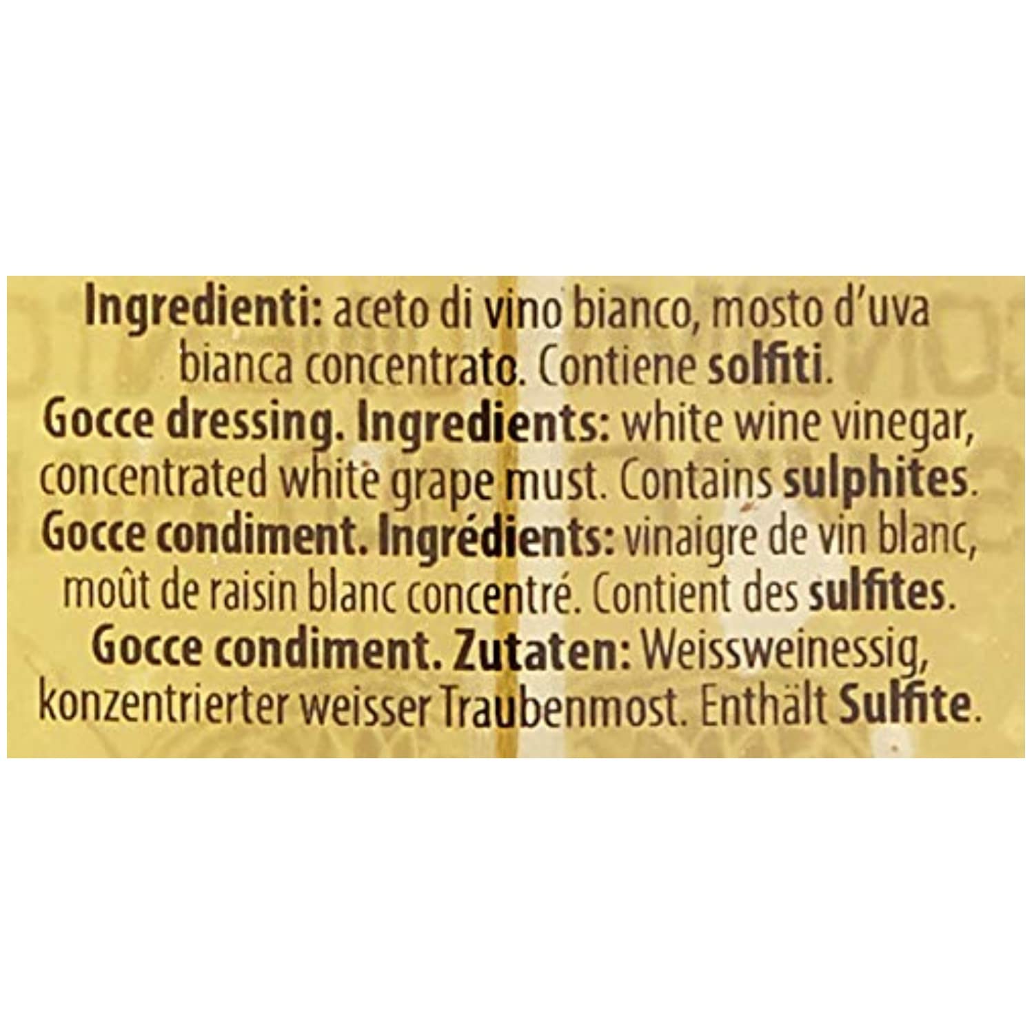 Gocce Balsama Bianco Weißer Balsamessig I Visando Paket (6 x 1.0l)
