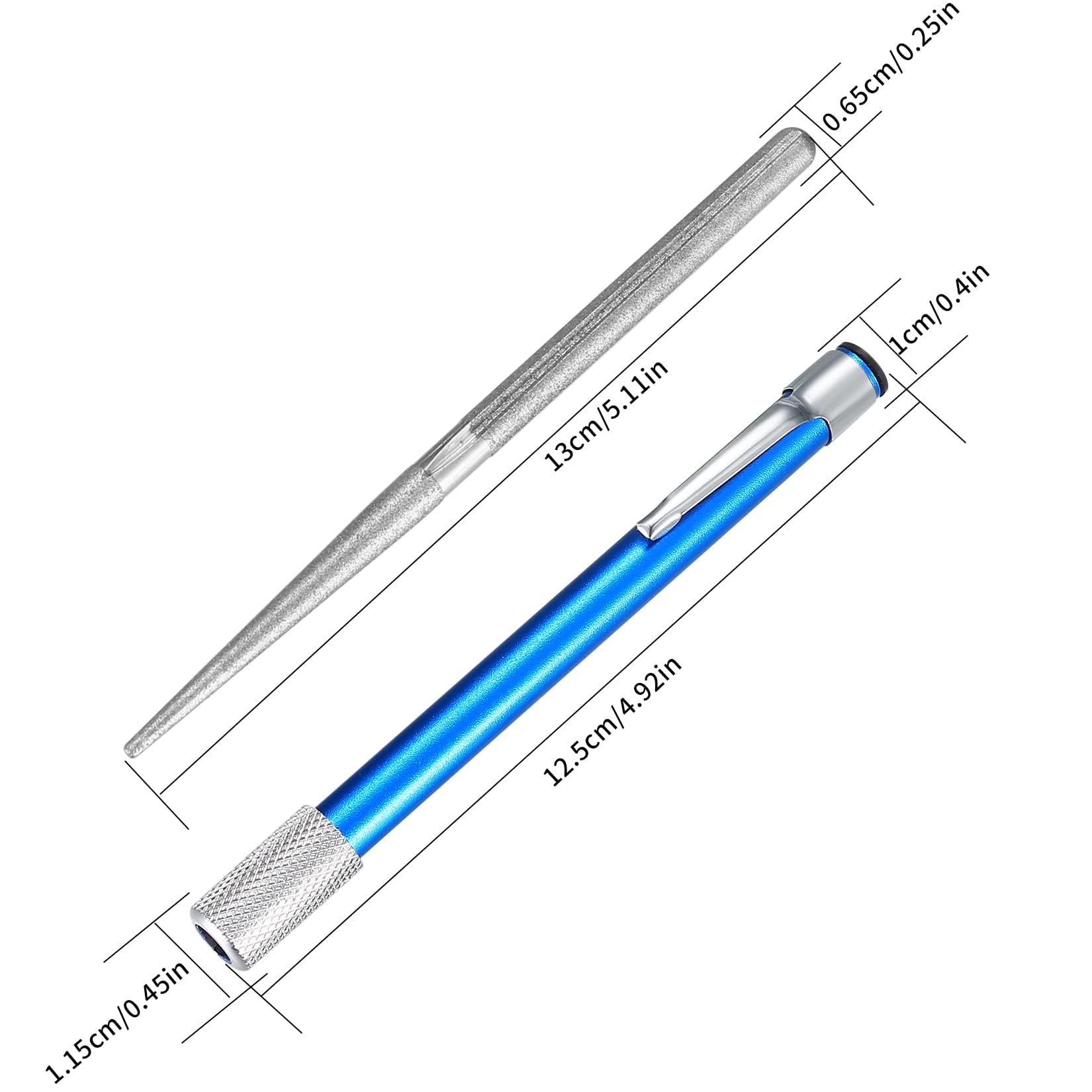 Penna per Affilare, Pietra per Affilare Diamanti Penna, Portatile Diamante per Affilare Coltelli, Penna Diamante Affilacoltelli per Cucina da Caccia Esterna