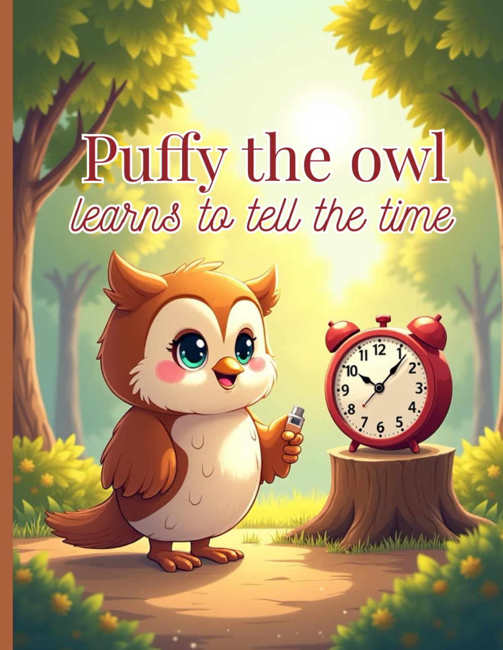 Puffy the owl learns to tell the time