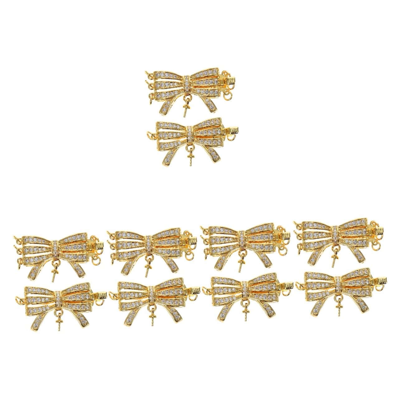 COHEALI 10pezzi Chiusure Magnetiche Per Collane e Bracciali Connettori Per Gioielli Multistrato Fibbia Per Pendenti Anelli Anello Accessorio Versatile Per Fai Da Te e Creazioni Di Gioielli