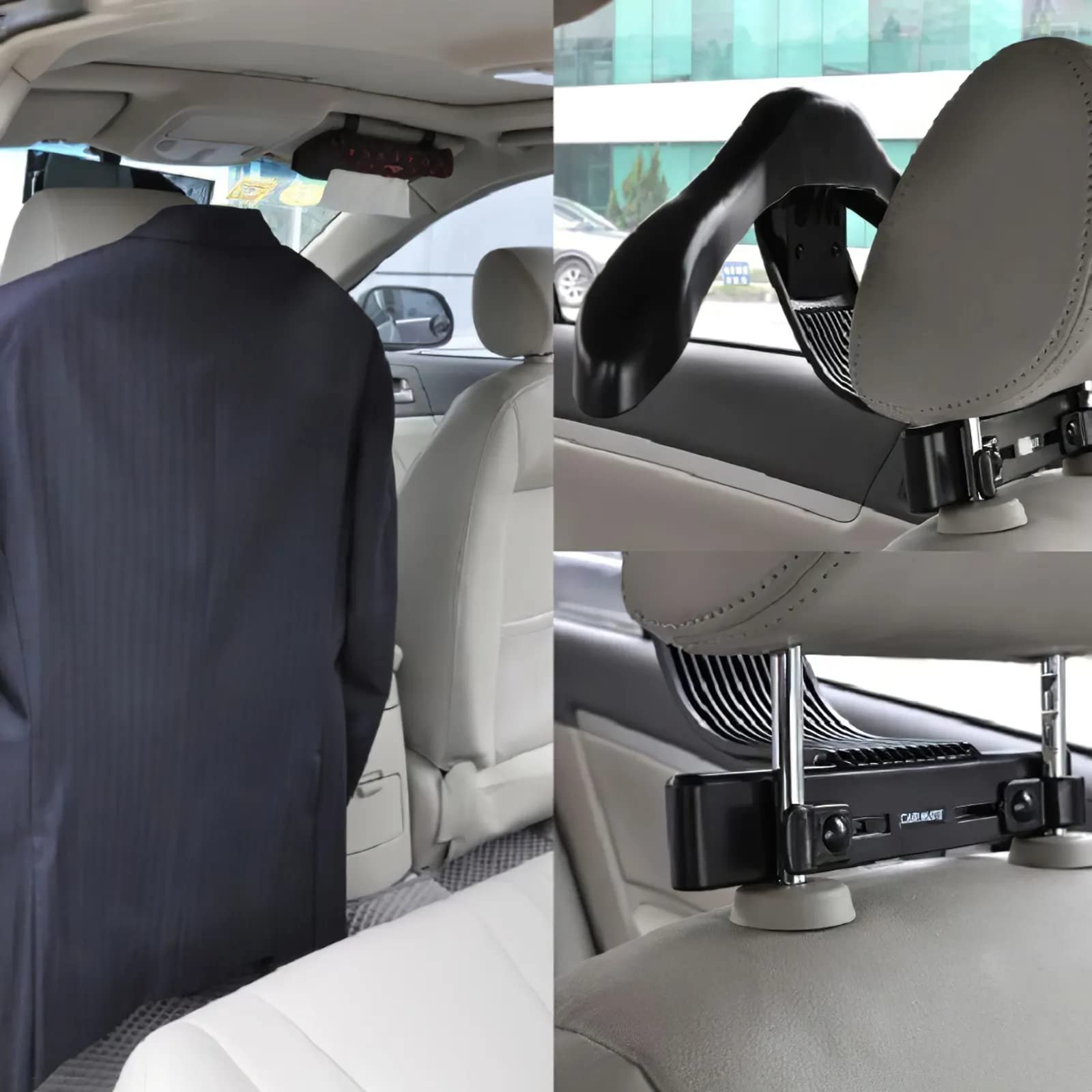 Appendiabiti per Auto,per Lancia Delta Flavia Thema Voyager Ypsilon,Supporto Universale Vestiti,Accessori per Lo Schienale del Sedile