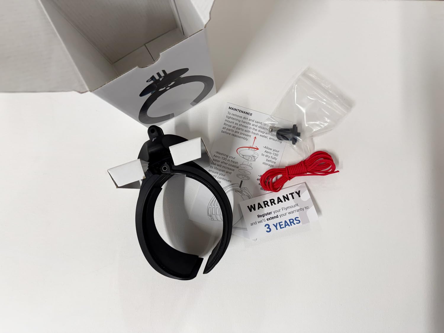 Soporte de ala Aero-130 para cámaras de acción. Compatible con todas las cámaras GoPro.