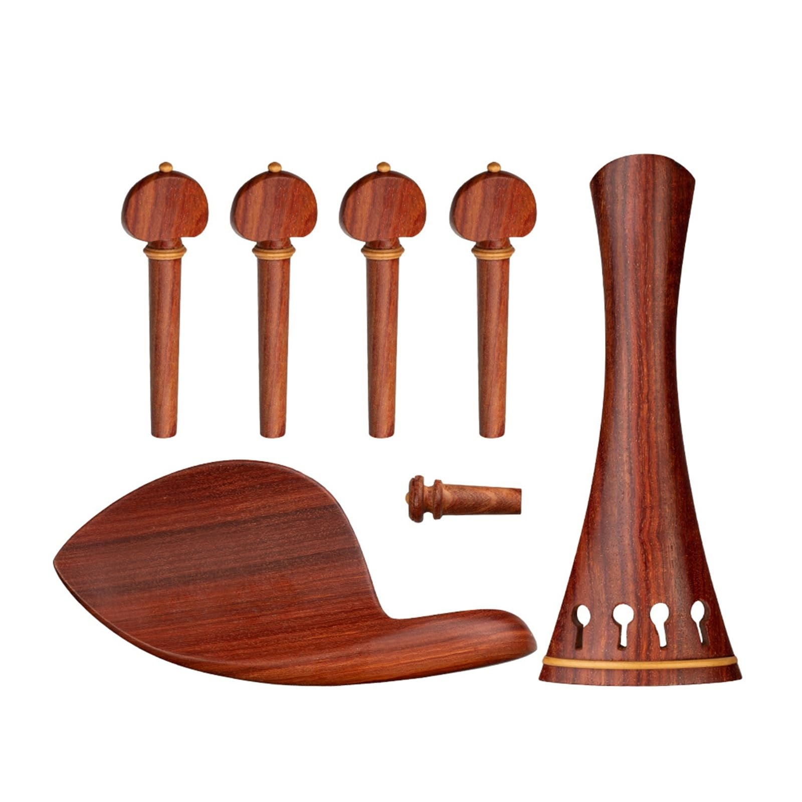 Accessori per violino Set di piroli per accordatura per cordiera 4/4 per violino e set di accessori per mentoniera