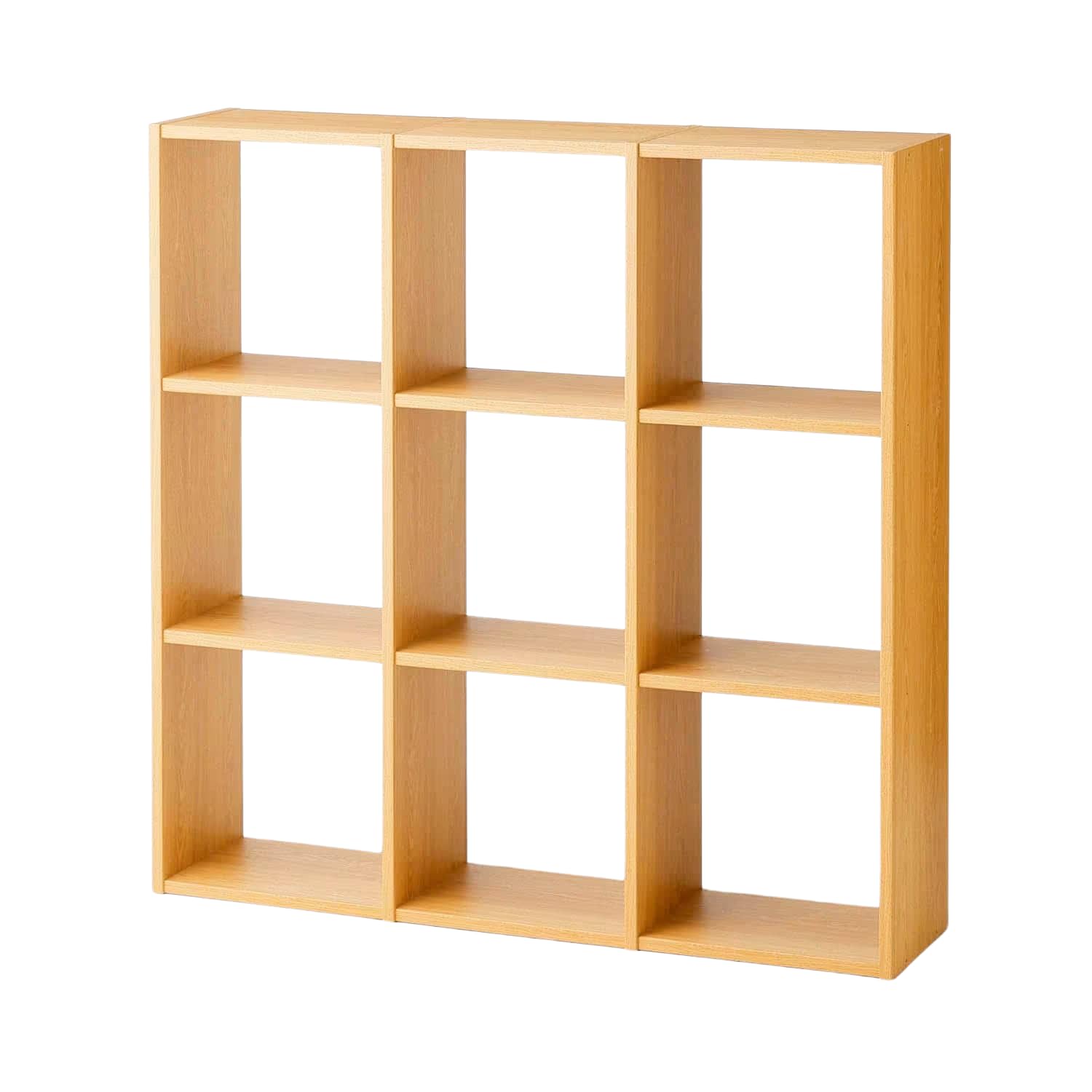 ベルメゾン　木製ラック9マス Amazon｜[ベルメゾン] ラック 連結 木製 オープンシェルフ B(9