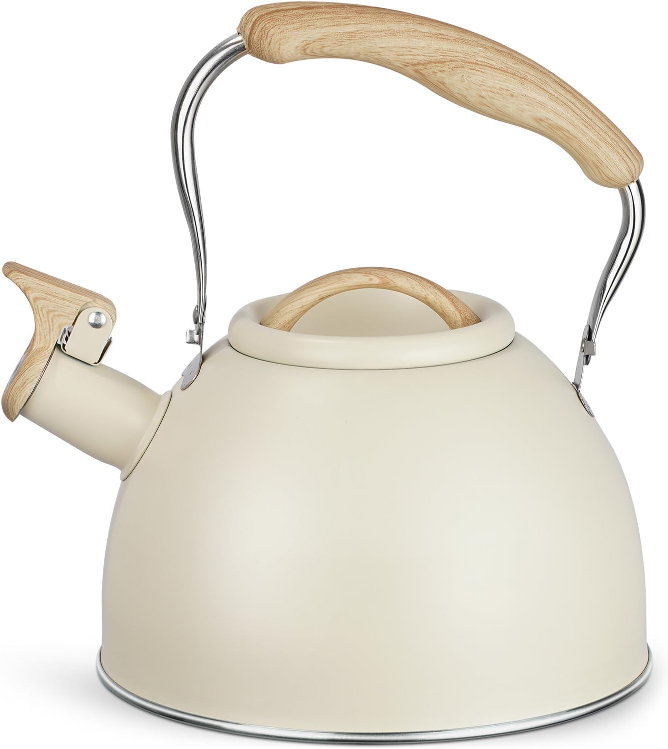 Stovetop Whistling Kettle, 3 Litre Stainless Steel Stove Top Kettle