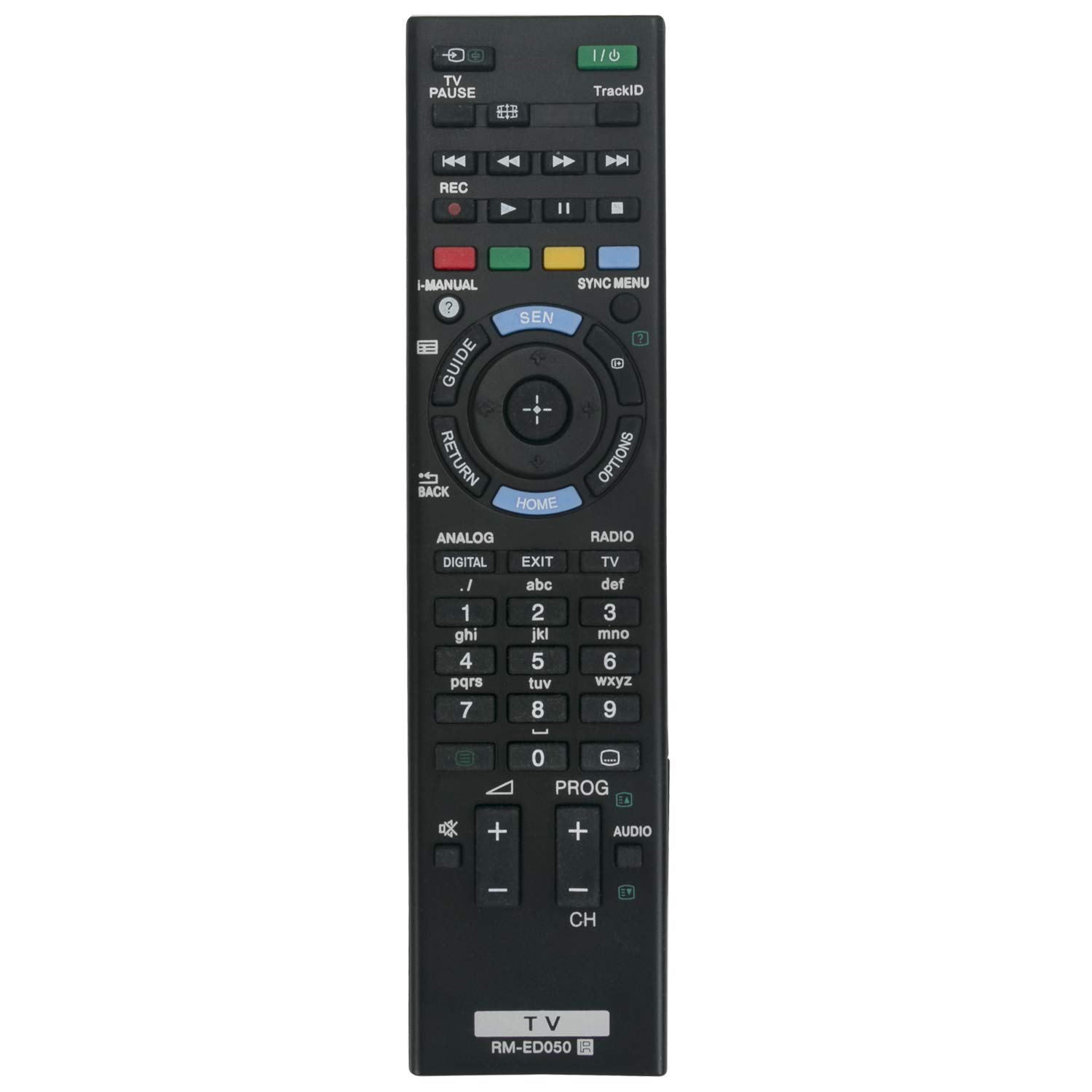 Telecomando Di Ricambio Per TV Sony KDL-40V2000 - RemotesReplaced - Identico All'Originale, Plug And Play