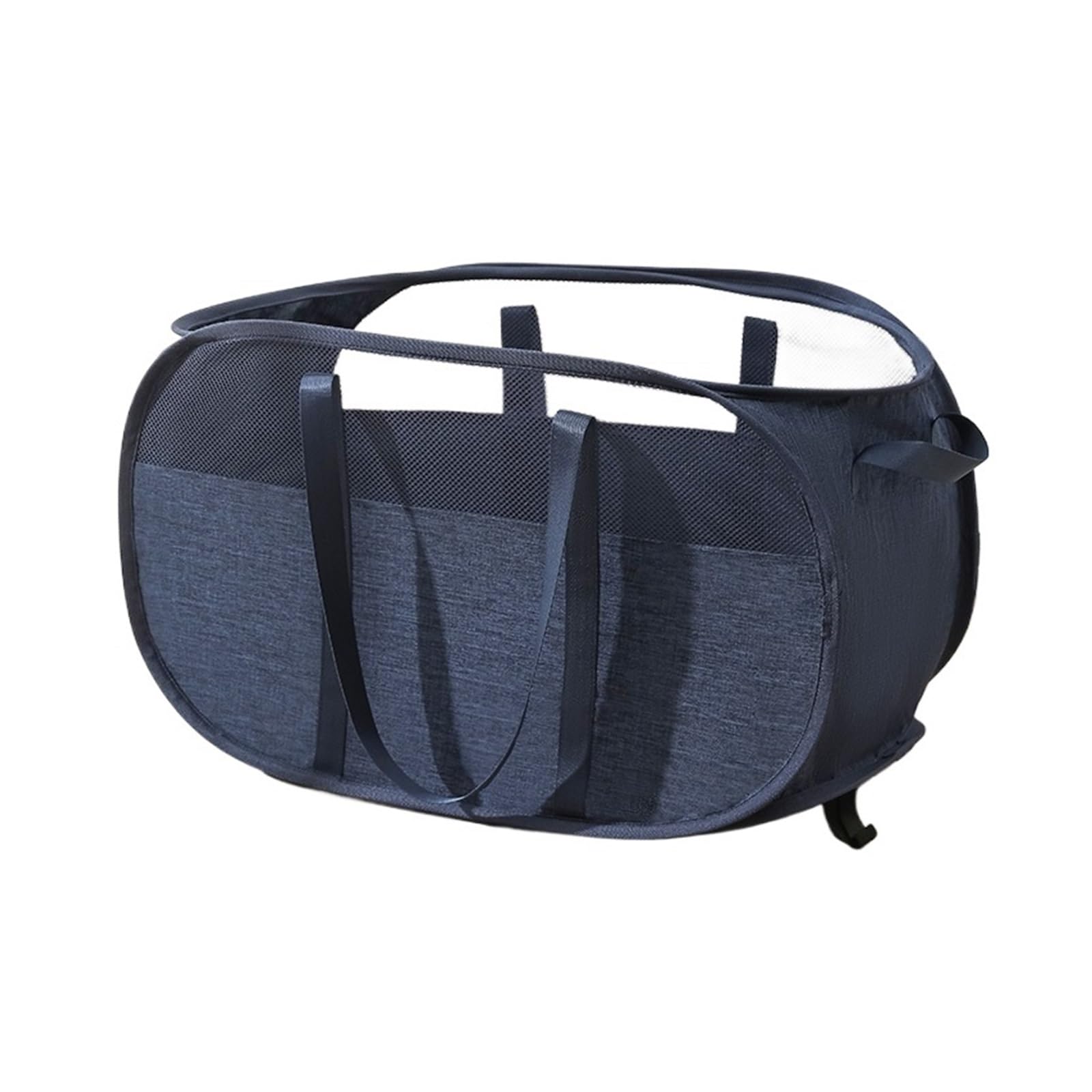 MRKU Folding Laundry Basket Household Storage Hamper Foldable Large Dirty Clothes with Carry Handles Bathroom Dirty