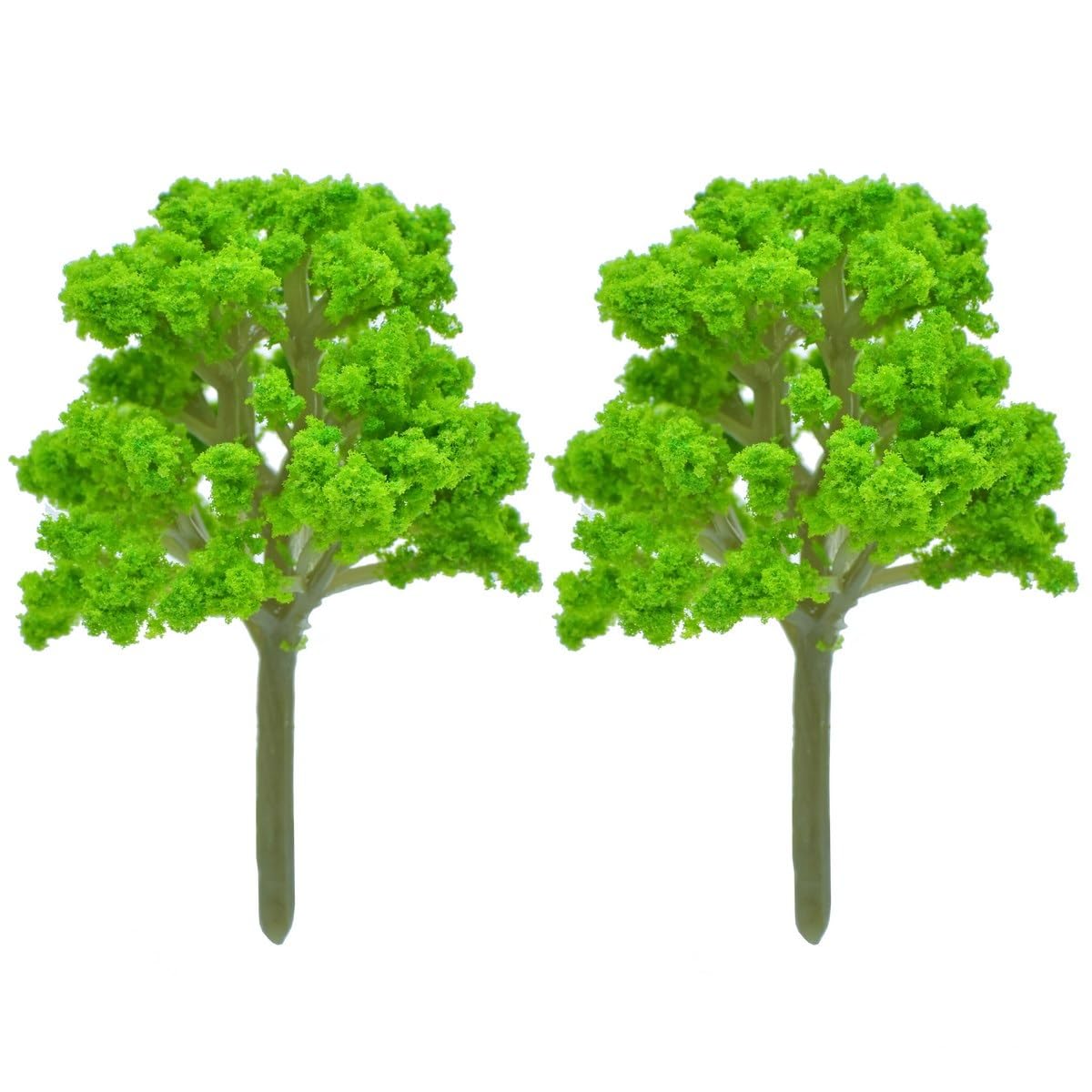 Aadya Crafts Miniature Artificial Tree Spreading Shape Green Colour Size 8 CM Long 2 Pieces Set for Architectural firms, Students and Model Makers ACT-54