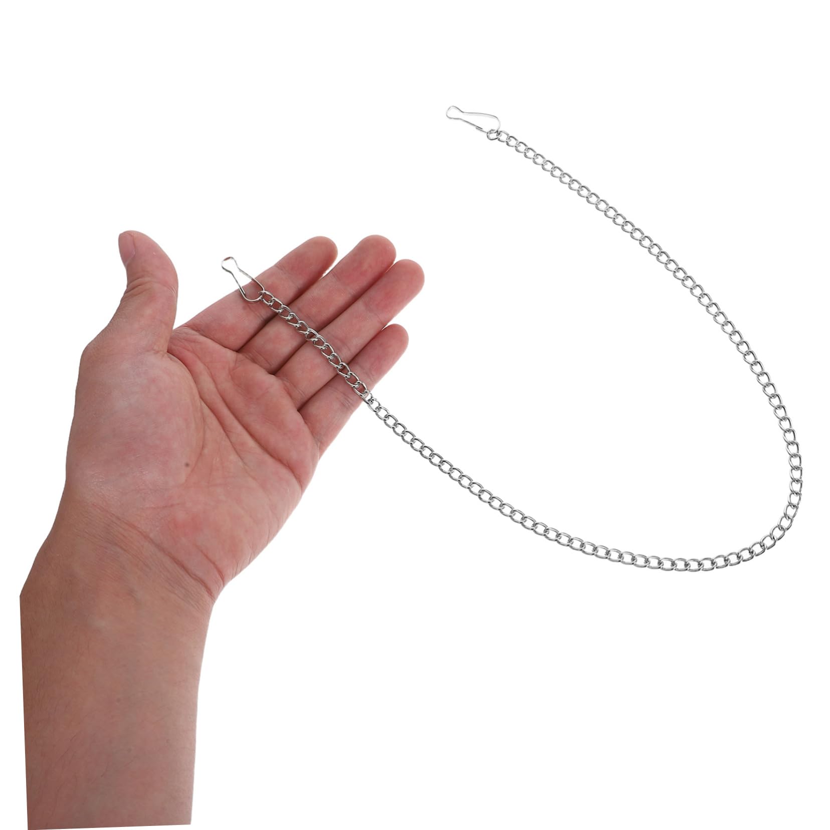 Alipis 4 Sätze Tag-kette Schwer Drinnen Bronze D-ring-bildaufhänger Verzinkt Für Hängeketten Mit Haken Heavy Duty Außenhaken Hängende Ketten Werbetafeln Aufhänger Eisen Silber 6 Stück * 4