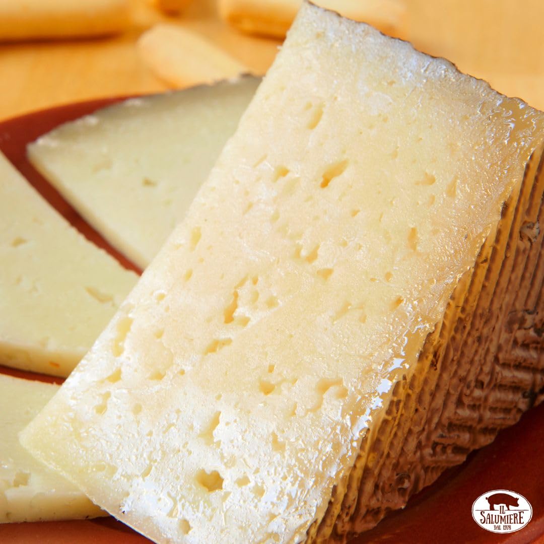 Queso Manchego Artesano Gran Reserva DOP 400/500 g España - Sazonado - Lechería Producción Artesanal - Seleccionado por Il Salumiere 1978
