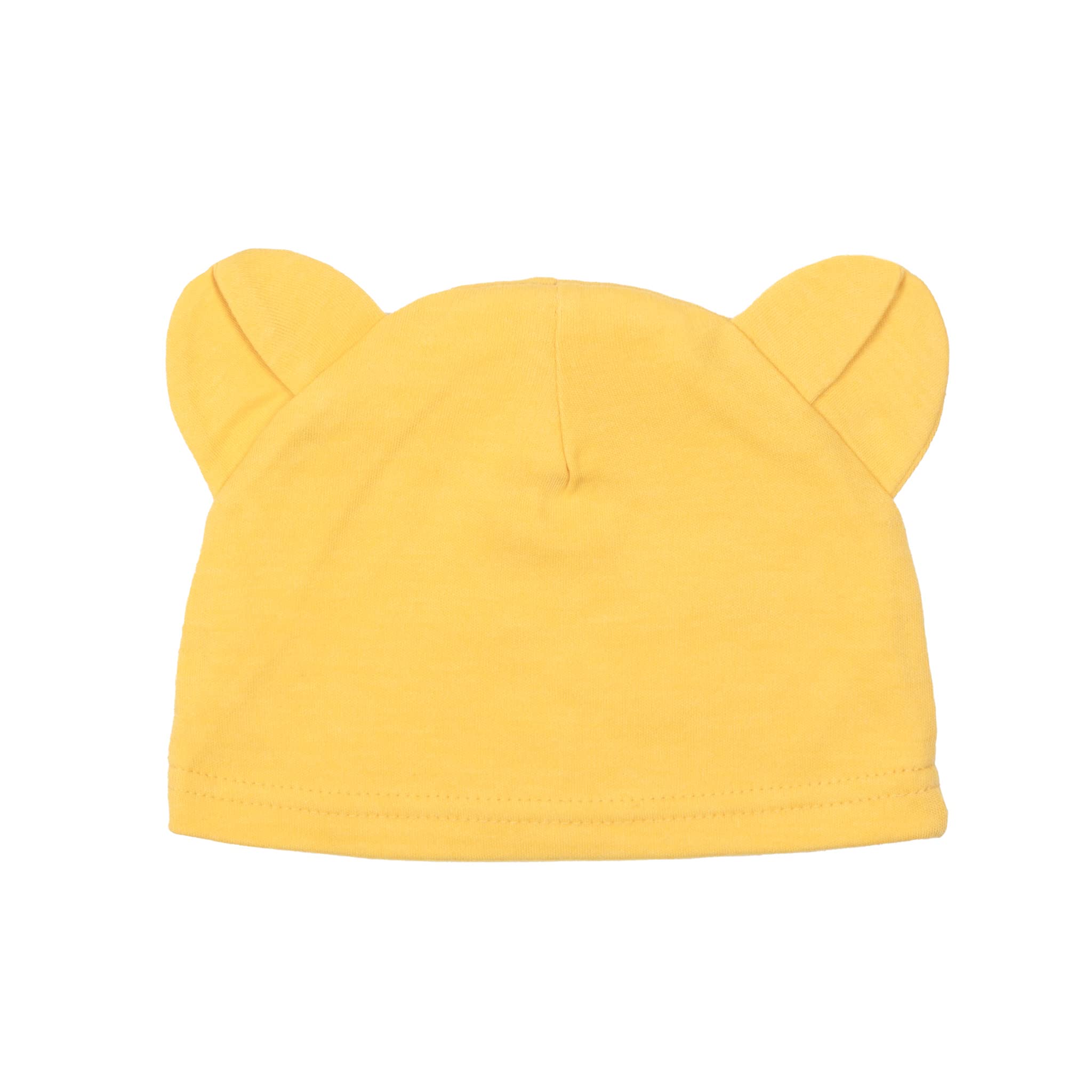 Disney Winnie Puuh Baby-Body, Hose, Lätzchen und Mütze, 4-teiliges Outfit-Set, Neugeborene bis Säuglinge