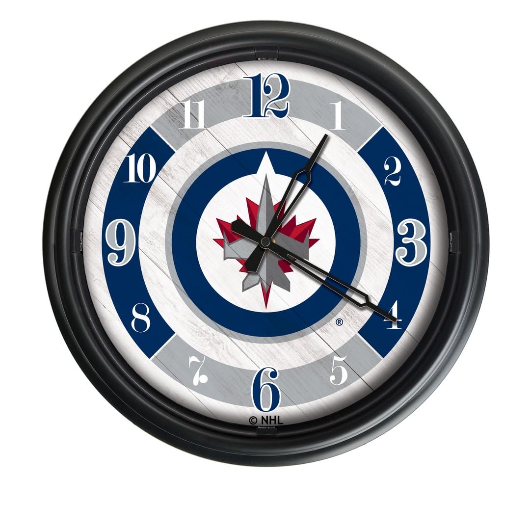 Holland Bar Stool Co. Winnipeg Jets Indoor/Outdoor LED Wall Clock
