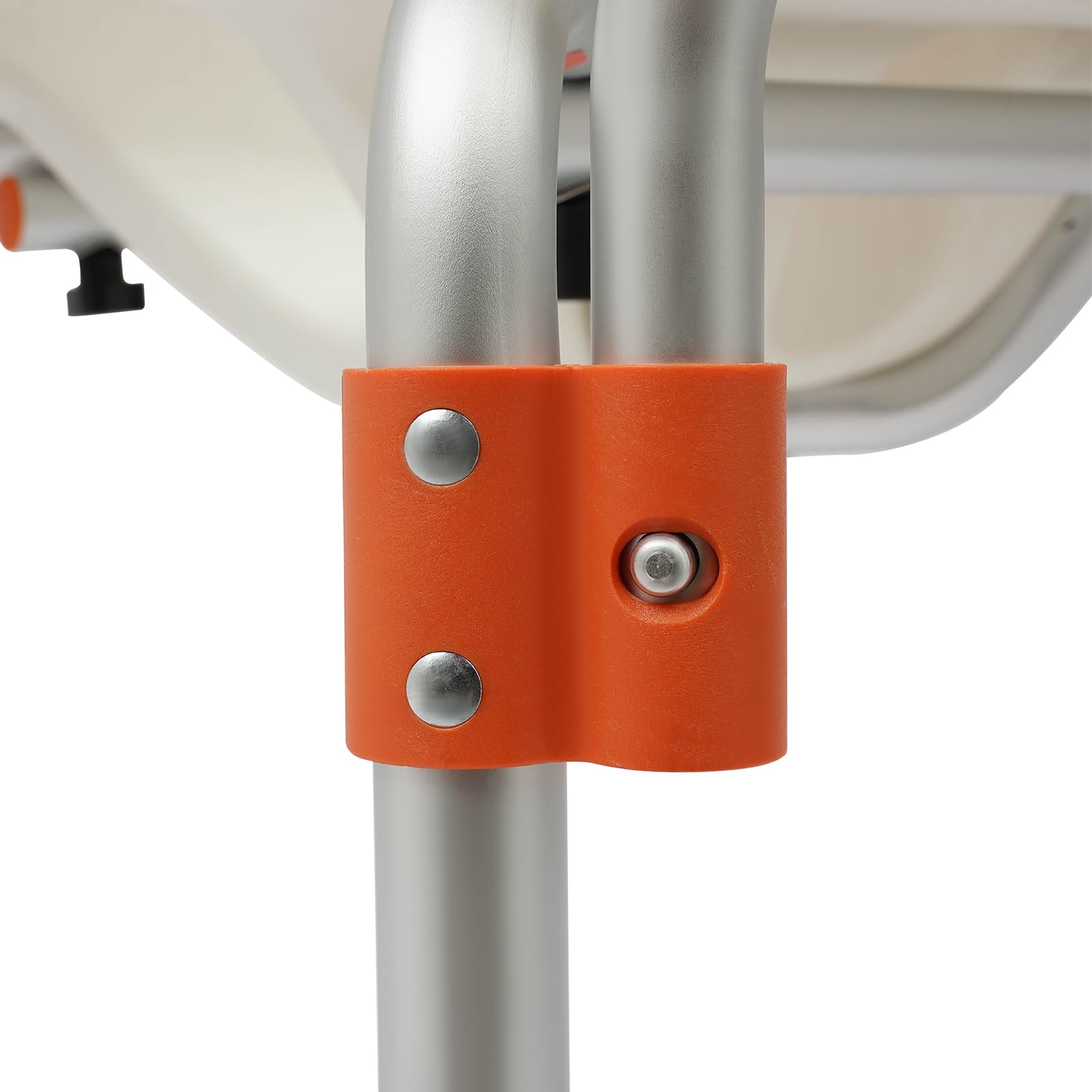 Silla de ducha con respaldo y reposabrazos, antideslizante, capacidad de carga de 125 kg, para personas mayores, embarazadas y discapacitados