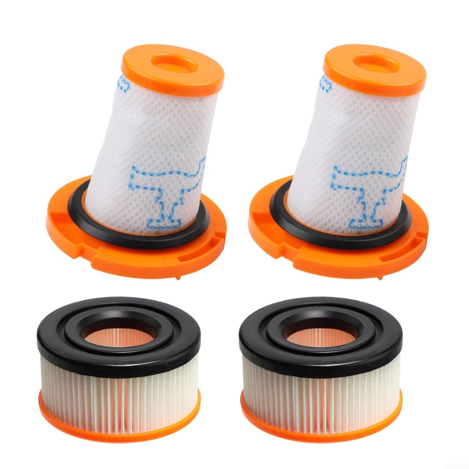 Filtro HEPA di ricambio per scopa X-Force per Flex 12.60 Neo 13.60 14.80, accessori per aspirapolvere, filtri lavabili e riutilizzabili (2 set)