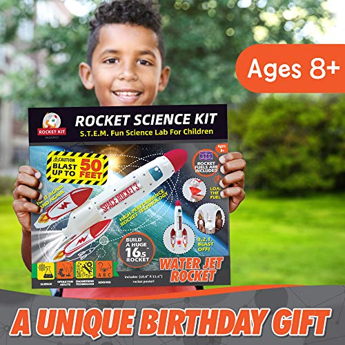 BLOONSY Water Rocket Kit | Water Rockets for Kids | Toy Rocket Launcher for Kids