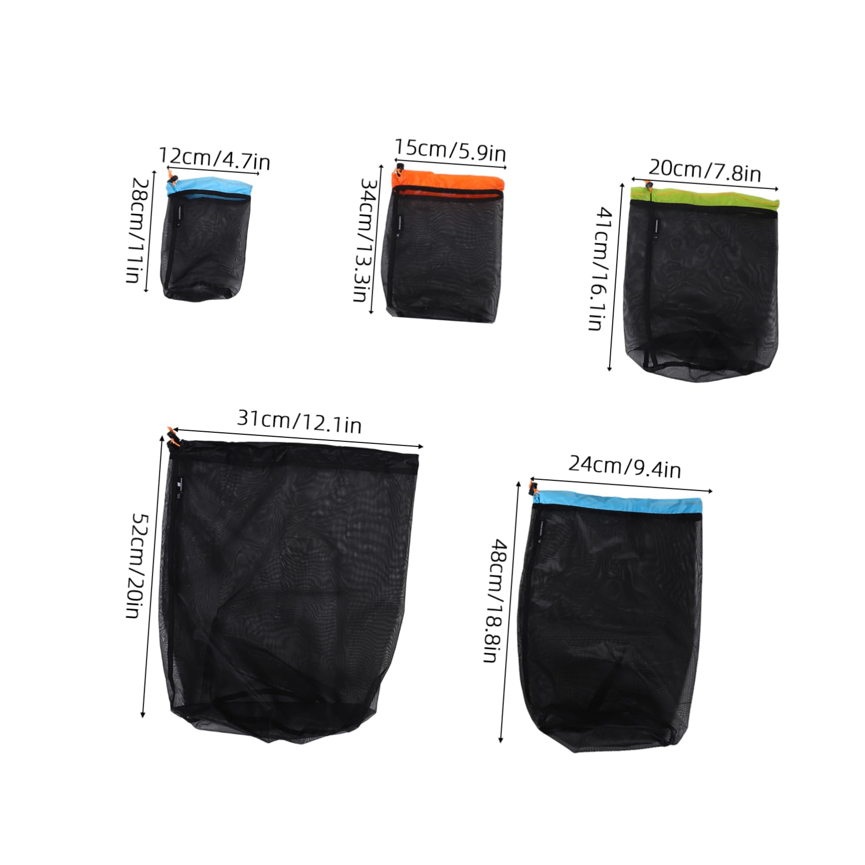 FOYTOKI Versatile Travel Duffle Bag Fleece Liner Compression Sack Drawstring Storage Bag for Camping Gear