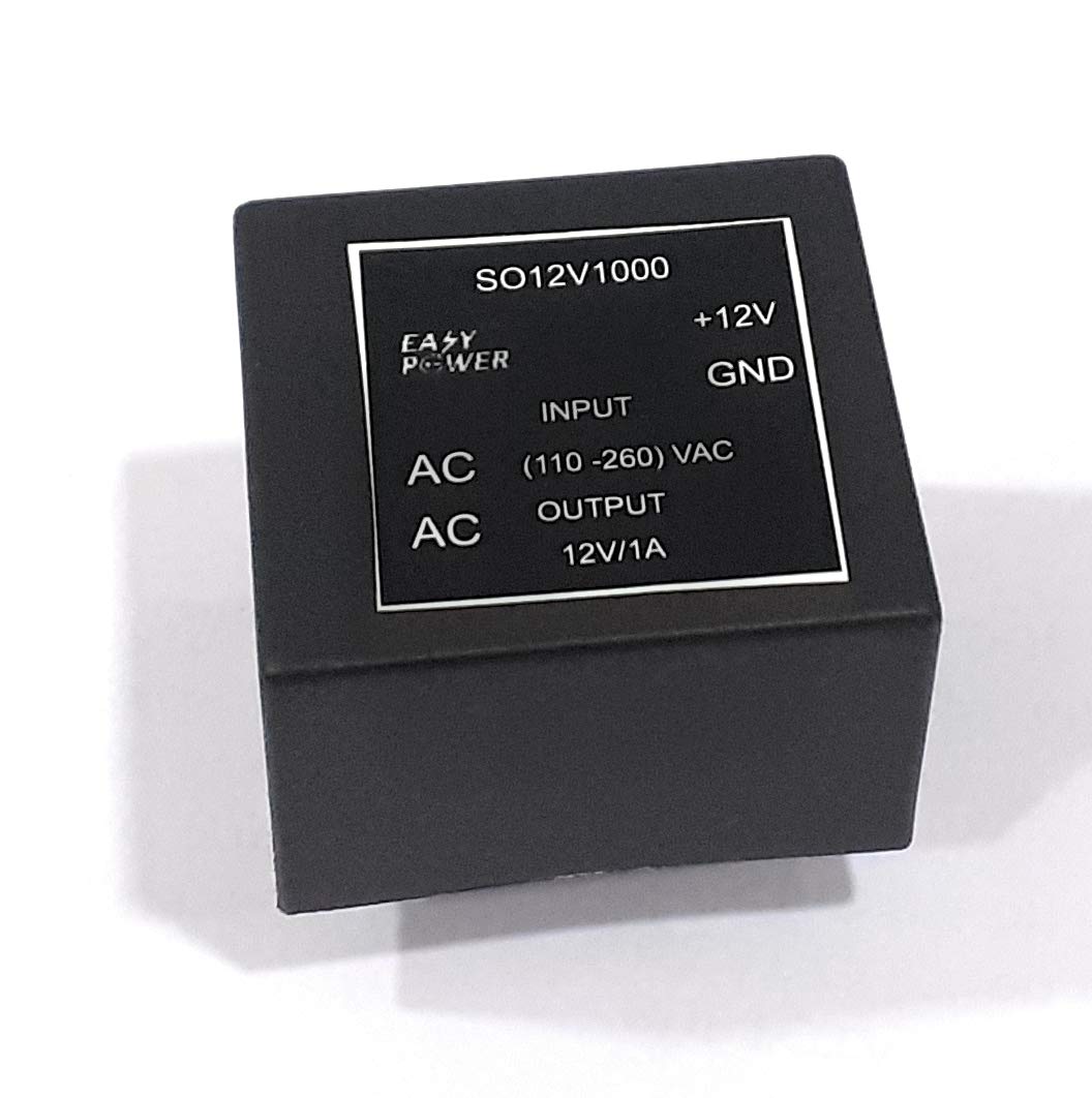 Easy Power (110-260) VAC - 12 VDC /1A Regulated Power Supply Module