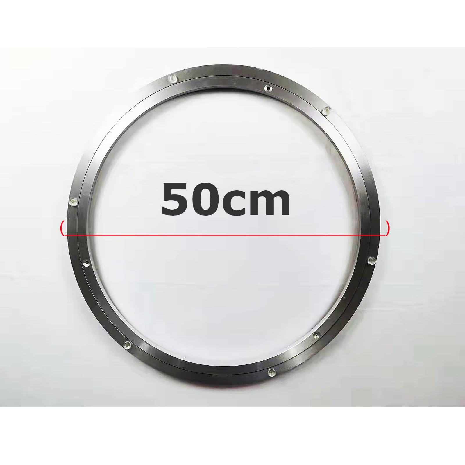 Silent Dining Table Aluminum Turntable Aluminum Alloy Furniture Turntable Round Table Lazy Susan Hotel Metal Hardware Turntable Base(19.6inch)