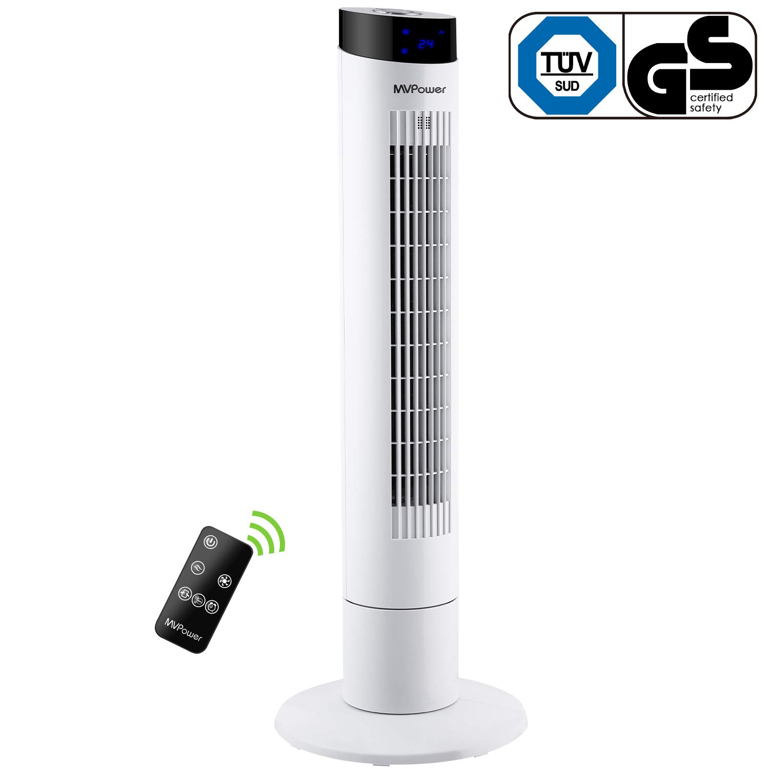 Buy MVPower Oscillating Tower Fan with Remote Control, Floor Fan with
