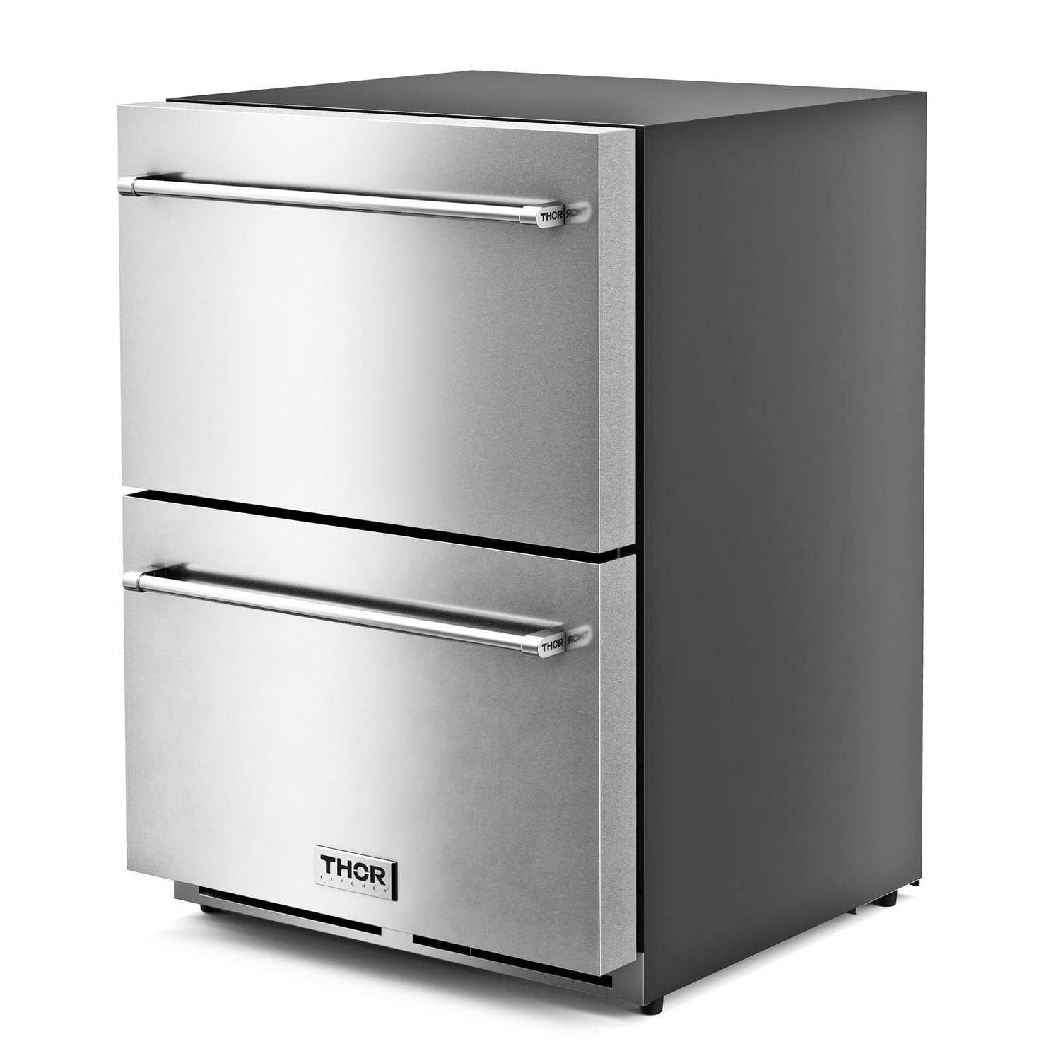 Thor Kitchen Indoor/Outdoor 24-Inch Freezer Drawer In Stainless Steel - Model Trz24u on Fridge.com - View 2