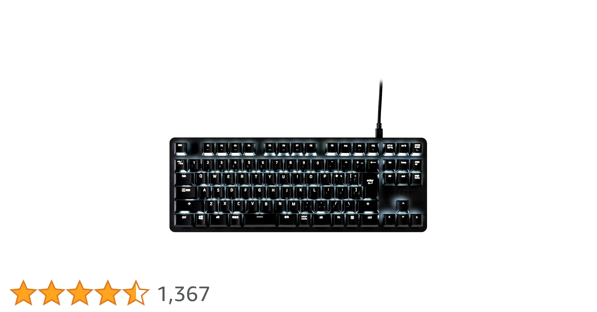 Amazon.co.jp: Razer BlackWidow Lite JP メカニカルキーボード 静音