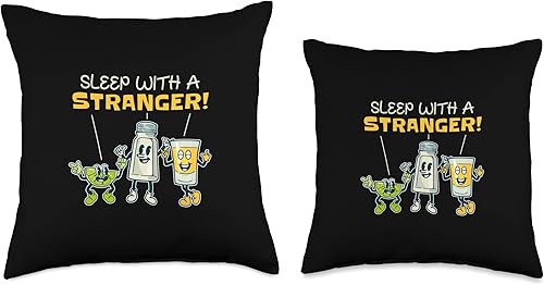 Vista 3 de Sleep With A Stranger Alcohol Drinking Tequila Throw Pillow