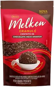 Chocolate Granulado Meio Amargo Granulé 400G Melken Harald