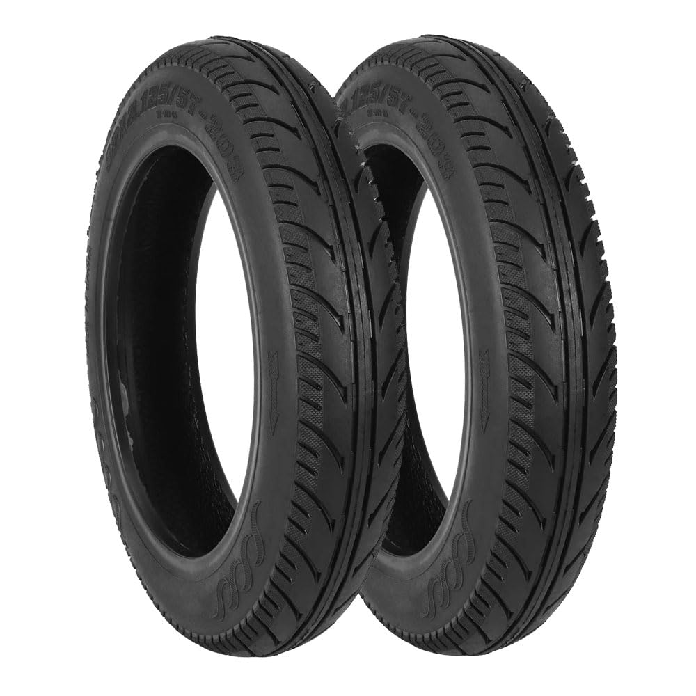 TREFAN Pneumatici per carrozzina da 12 pollici | 157 – 203 pneumatici tubeless, 12 x 2,125 pneumatici per biciclette elettriche da 12 pollici, passeggino, scooter, triciciclo, rimorchio per bicicletta