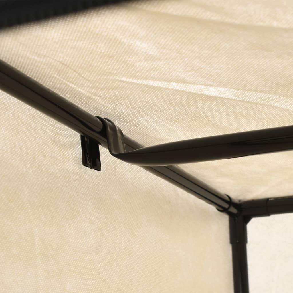 Mobili Armadio 2Pezzi Crema 75x50x160cm, Salvaspazio Armadietto da Esterno, Mobili Esterno Balcone per Soggiorno, Ufficio, Camera da Letto, Bagno Decor per Casa