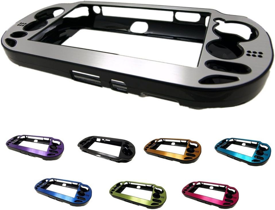 PS VITA 1000 Case Cover Aluminum Metal on Plastic + Screen Protector (PCH-100x)