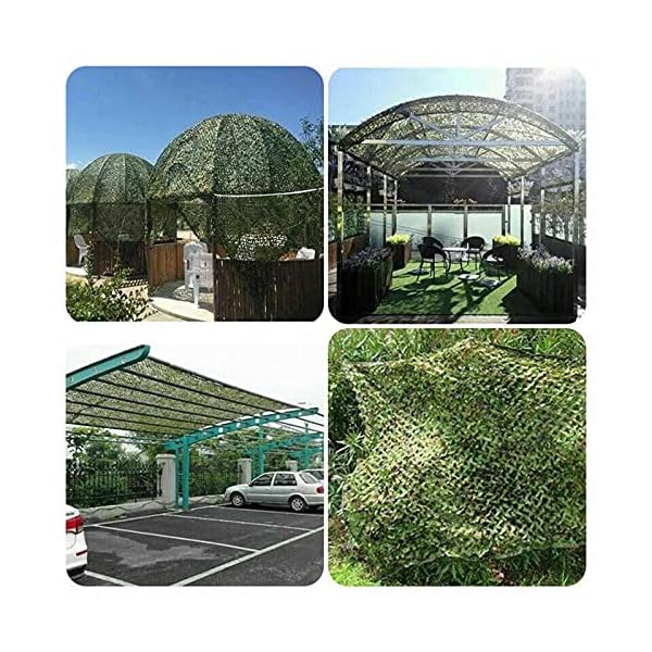 EYLIFE Tarnnetz Sichtschutz, Tarnnetz Weiß Grau Grün Schwarz Blau, Tarnnetz 2x3m, 3x3m, 4x3m, 4x4m, 4x5m, Tarnnetz Jagd… – Bild 5