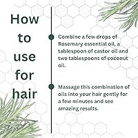 Vista 3 de Pure Essential Oil 50 ml de romero (Rosmarinus officinalis) 100% Natural