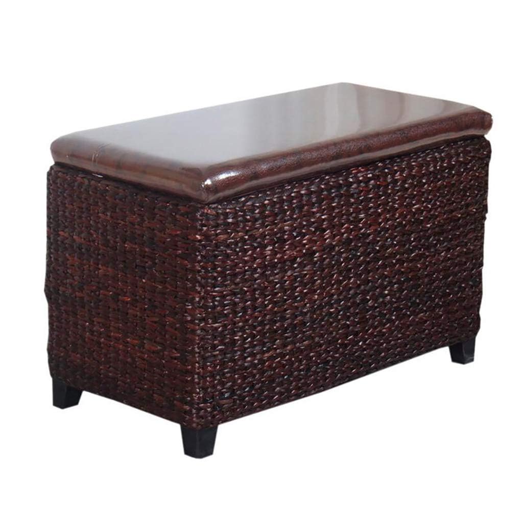 Amazon｜レザーオットマンオットマンラタン収納オットマンベンチ