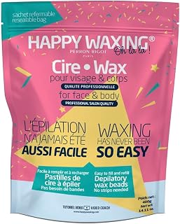 Refill Wax Beads - Easy To Apply - Painless Hair Removal - Smooth Gel Texture - Patented Formula Offers High Performance Results - Efficient for all Areas of the Body - 14.11 OZ - 400 G