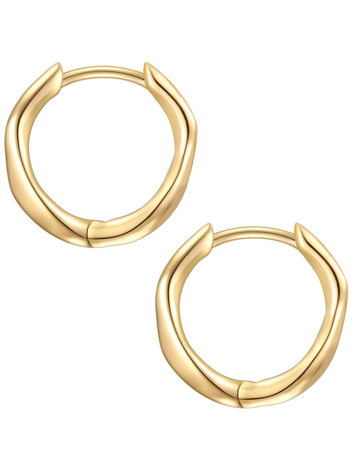 Glanzstücke München Damen Ohrringe 925/- Sterling Silber gelbgold