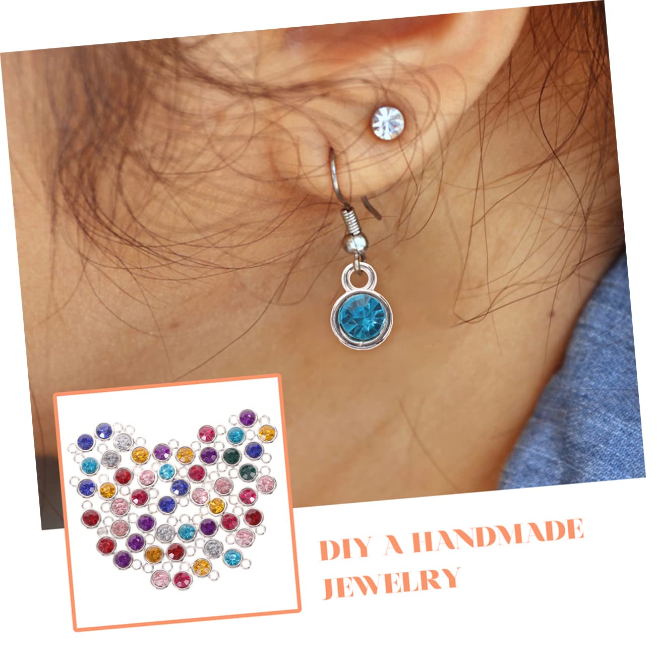 OSALADI Ciondoli Gemstone Per Creazioni Fai Da Te Accessori Per Gioielli Diversi Per Collane Bracciali E Decorazioni