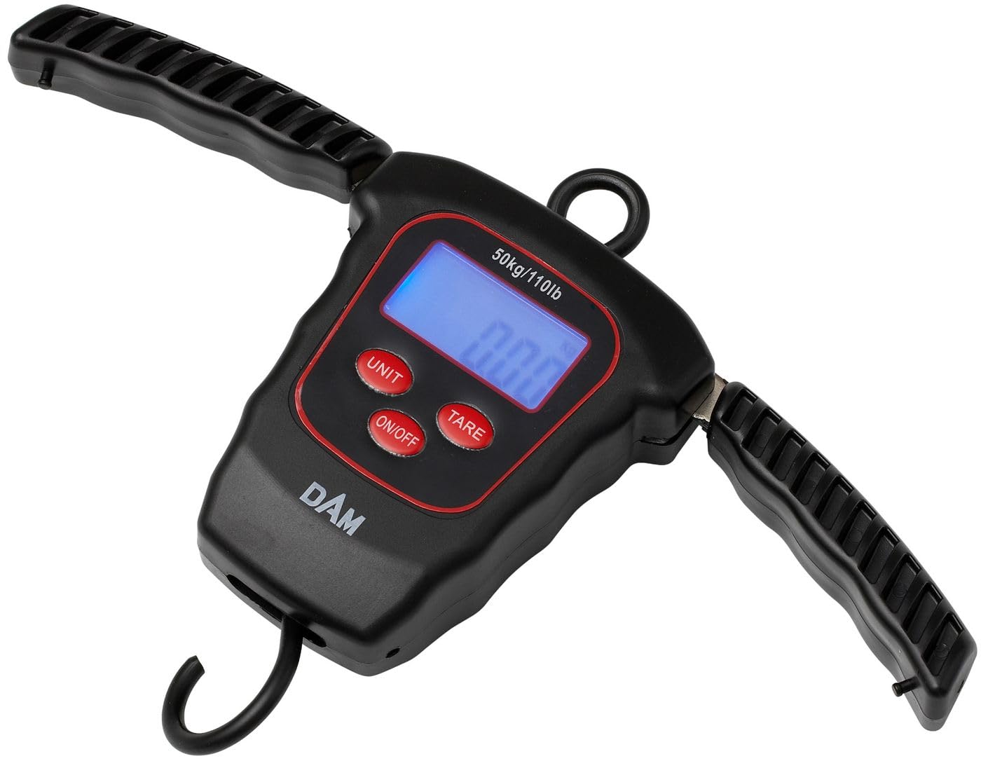 DAM 50kg Digital Scale - Digitalwaage für Süßwasserfische & Meeresfische, Fischwaage für Karpfen & Raubfische, Anglerwaage zum Wiegen von Fischen