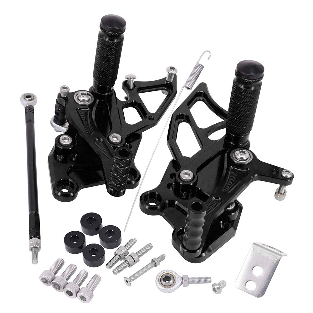 09 Ninja 250r ArashiVersion 2.0 Adjustable Rearsets For