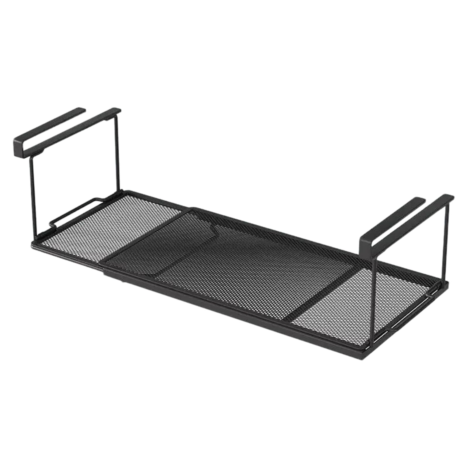 Cesta colgante de metal de 38-70 cm para eliminar el desorden en tus baldas