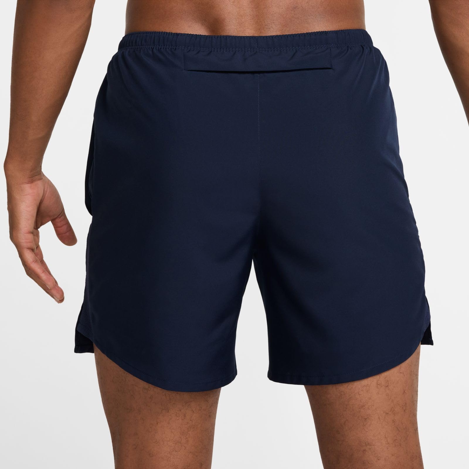 Nike Challenger Herren-Laufshorts Mit Futter (Ca. 18 cm), Obsidian/Reflective Silv, CZ9066-452, M