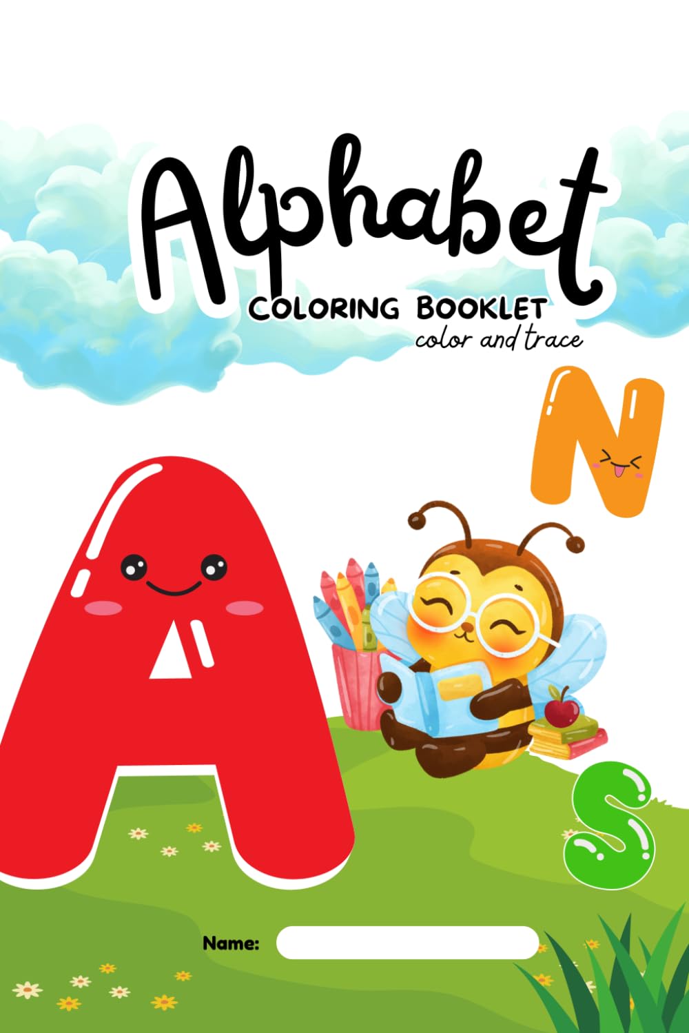 Alphabet Coloring and Tracing Booklet