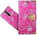 Produktbild FoneExpert® Nokia 8 Sirocco Handy Tasche, Wallet Case Cover Bling Diamond Hüllen Etui Hülle Ledertasche Lederhülle Schutzhülle Für Nokia 8 Sirocco