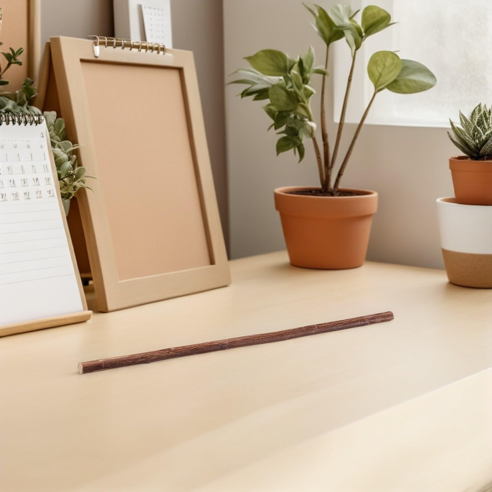 Beaupretty Trockenholz Zweige 30cm – 100 Stück Natürliche Bastelhölzer mit Variierender Stärke Rustikale Selbstgemacht Holzstäbe für Basteln Hochzeitsdeko und Tischdekoration